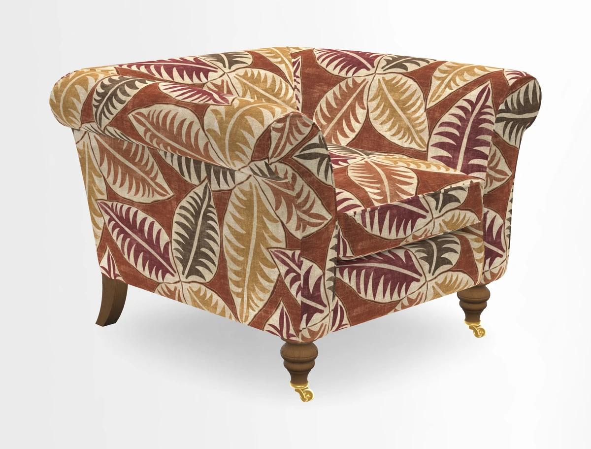 Otley Chair in Two Tone Plain Biscuit