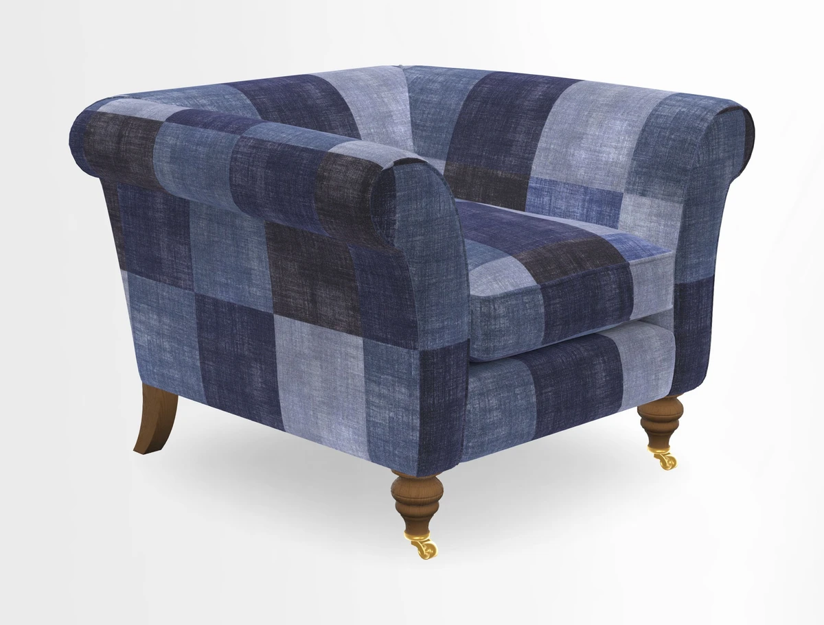 Otley Chair in Two Tone Plain Biscuit