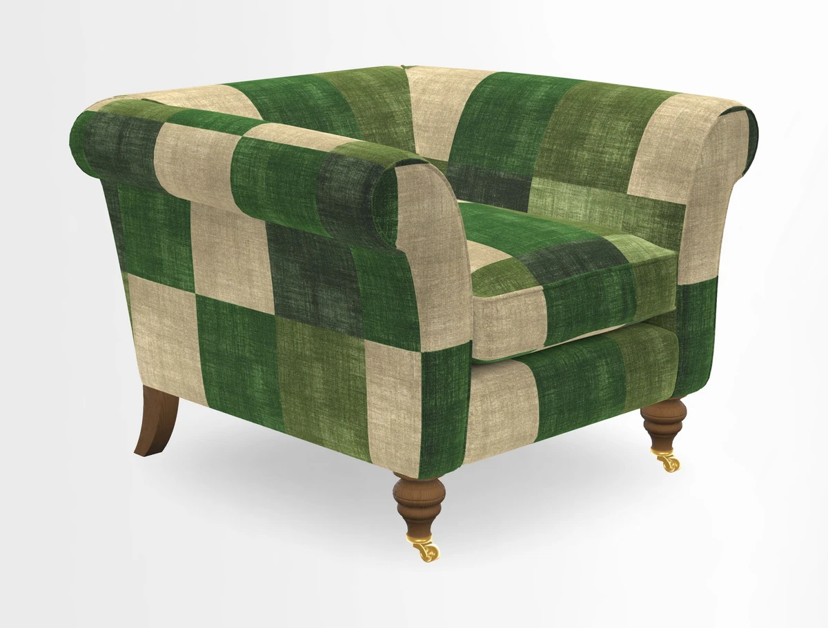 Otley Chair in Two Tone Plain Biscuit