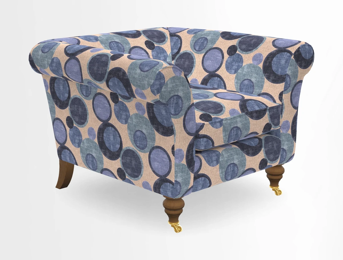Otley Chair in Two Tone Plain Biscuit