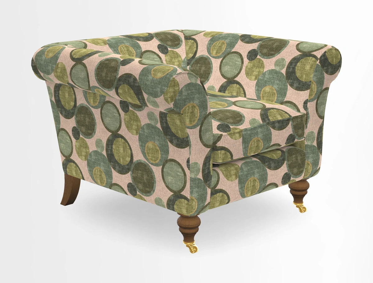 Otley Chair in Two Tone Plain Biscuit