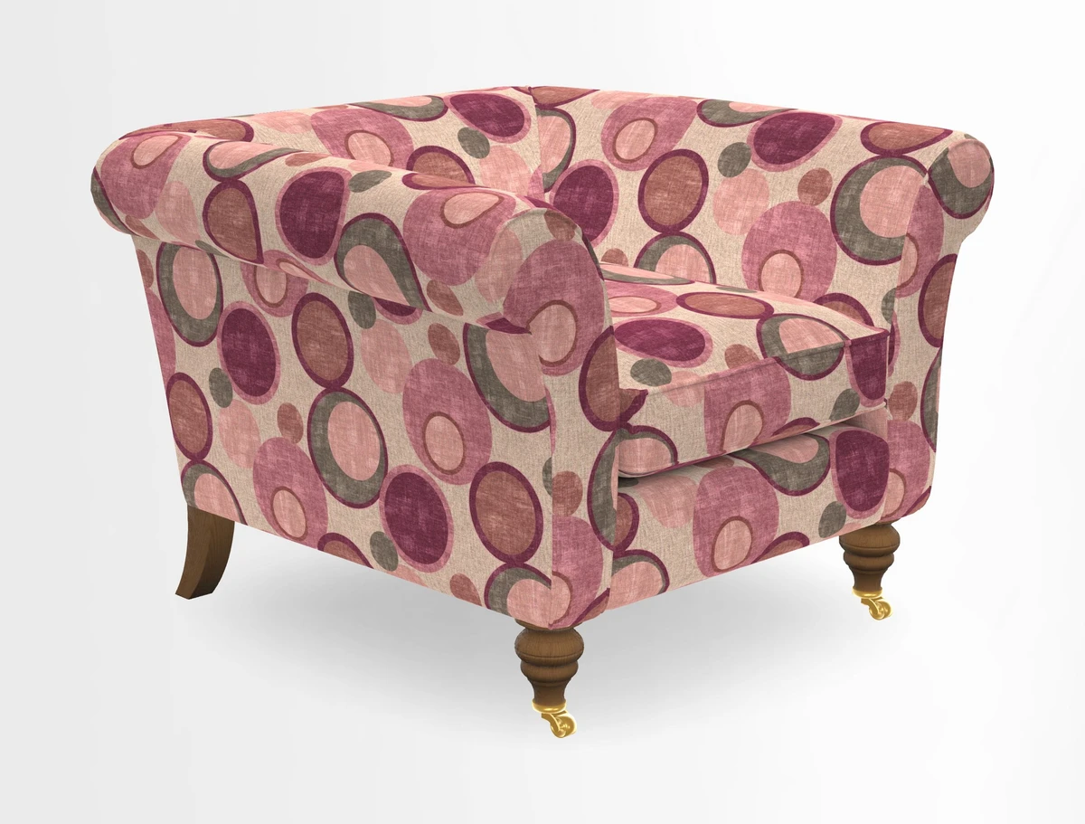 Otley Chair in Two Tone Plain Biscuit