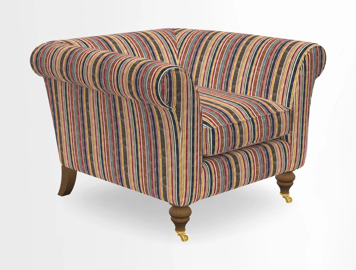 Otley Chair in Two Tone Plain Biscuit