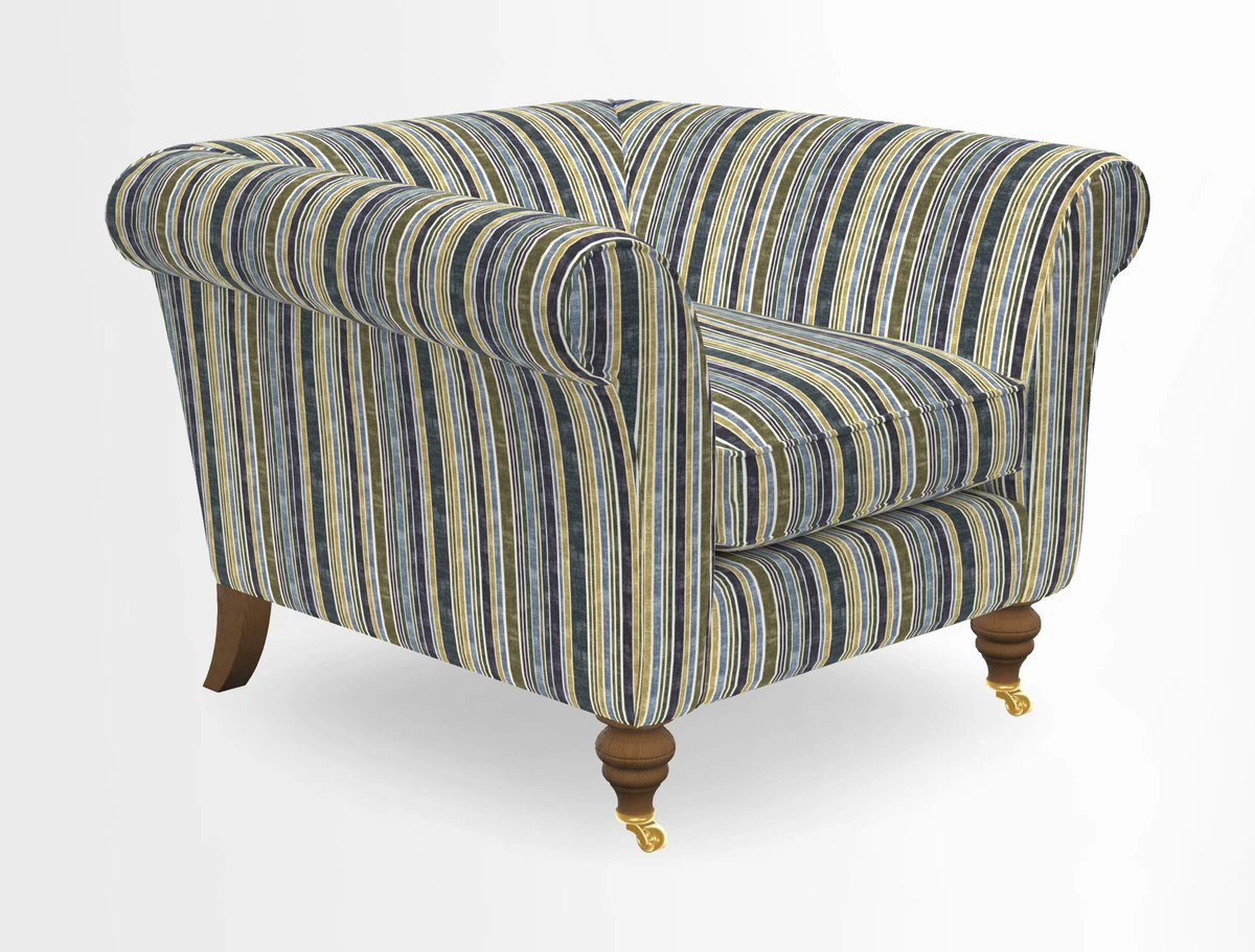 Otley Chair in Two Tone Plain Biscuit