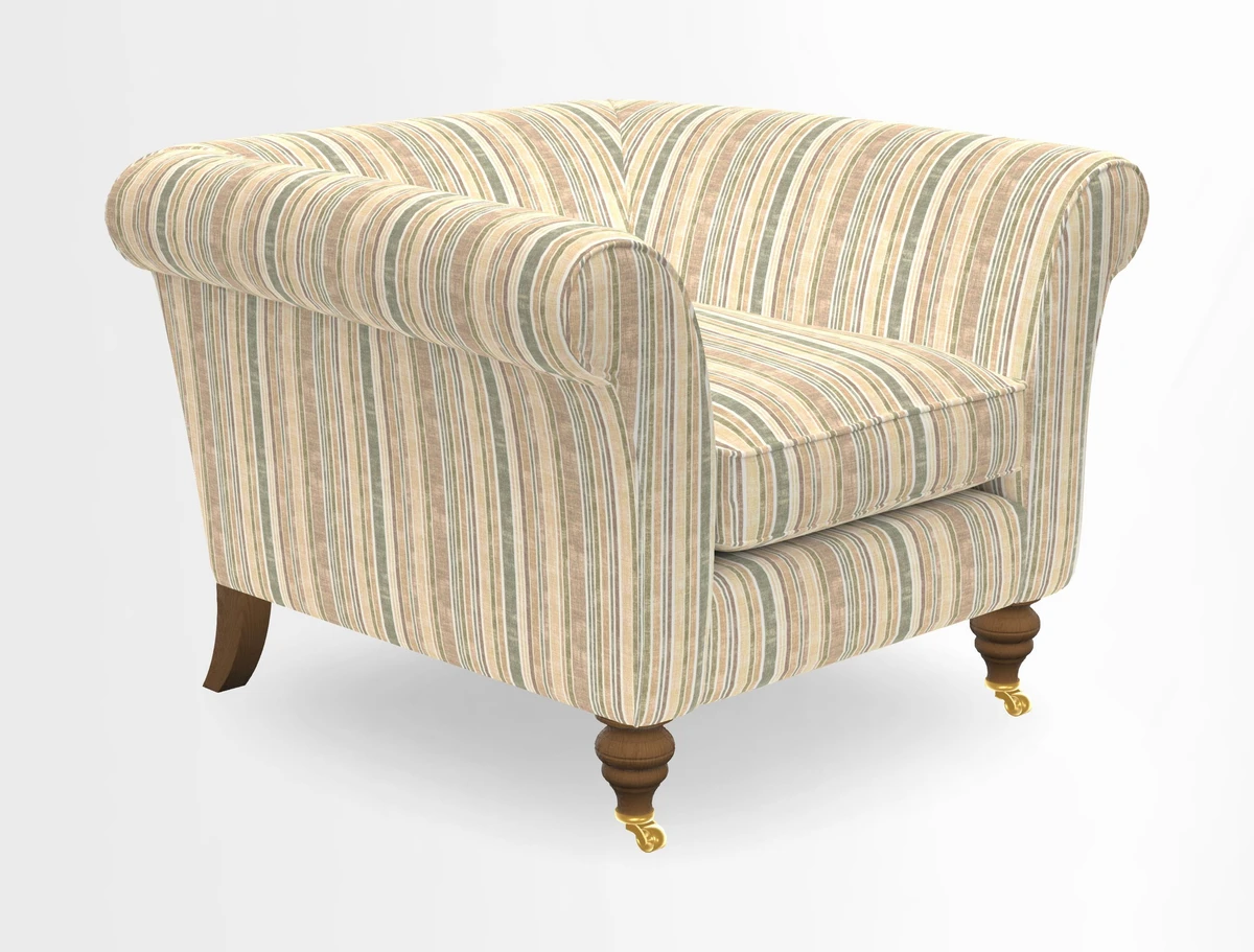Otley Chair in Two Tone Plain Biscuit