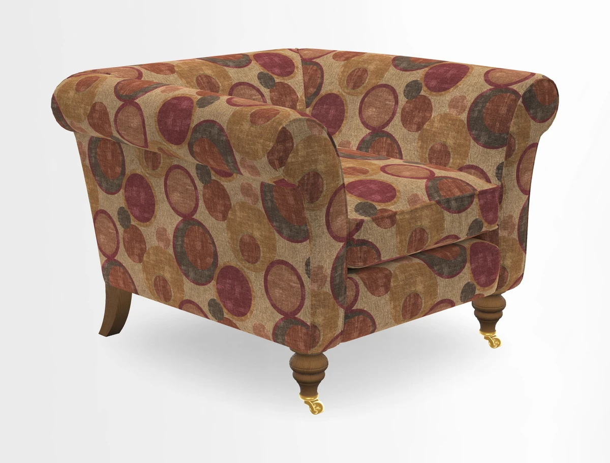 Otley Chair in Two Tone Plain Biscuit