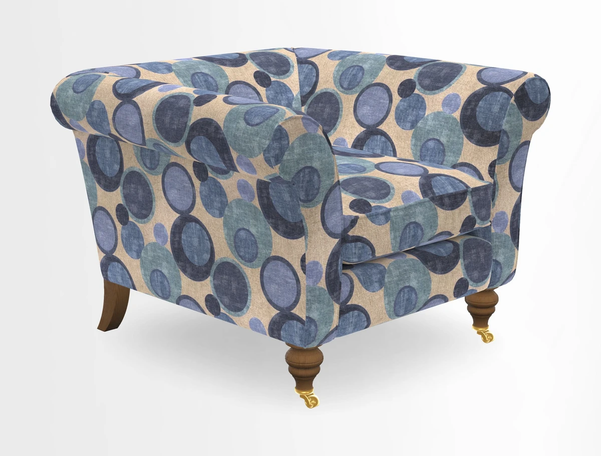 Otley Chair in Two Tone Plain Biscuit