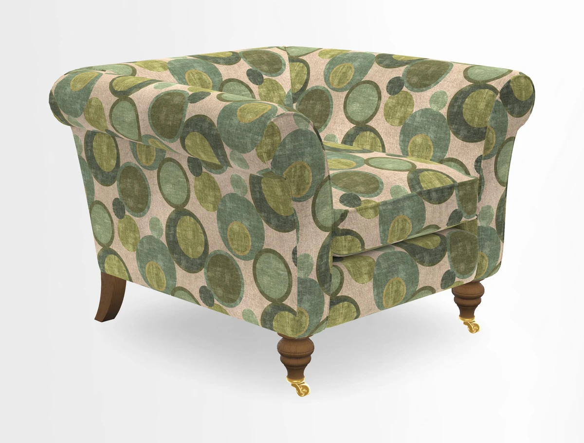 Otley Chair in Two Tone Plain Biscuit