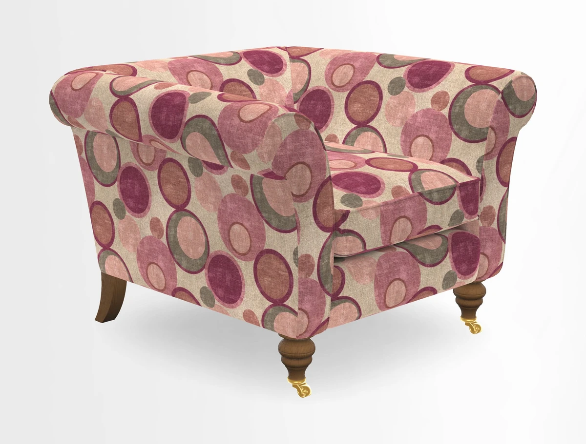 Otley Chair in Two Tone Plain Biscuit