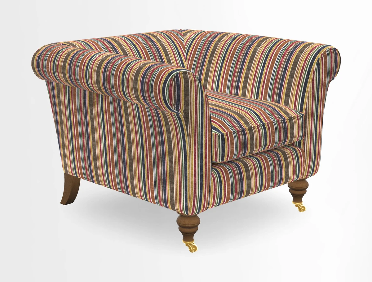 Otley Chair in Two Tone Plain Biscuit
