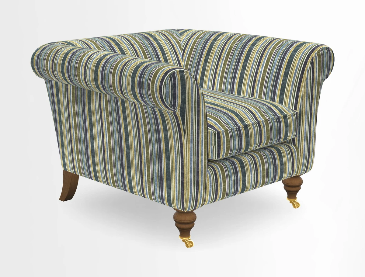 Otley Chair in Two Tone Plain Biscuit
