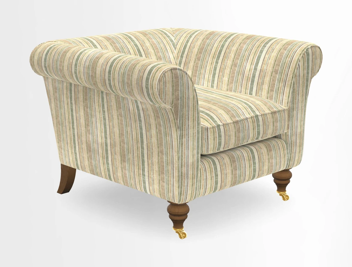 Otley Chair in Two Tone Plain Biscuit