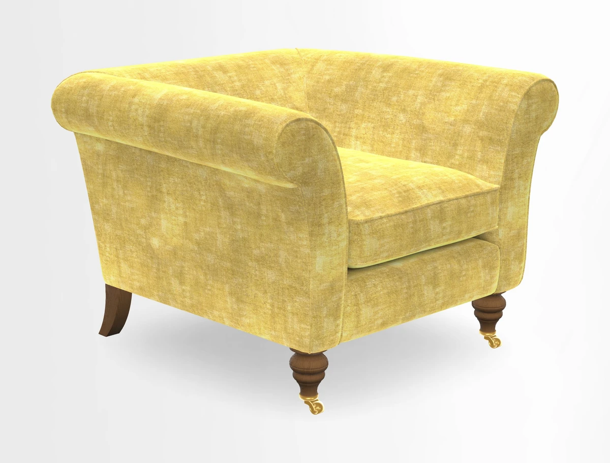 Otley Chair in Two Tone Plain Biscuit