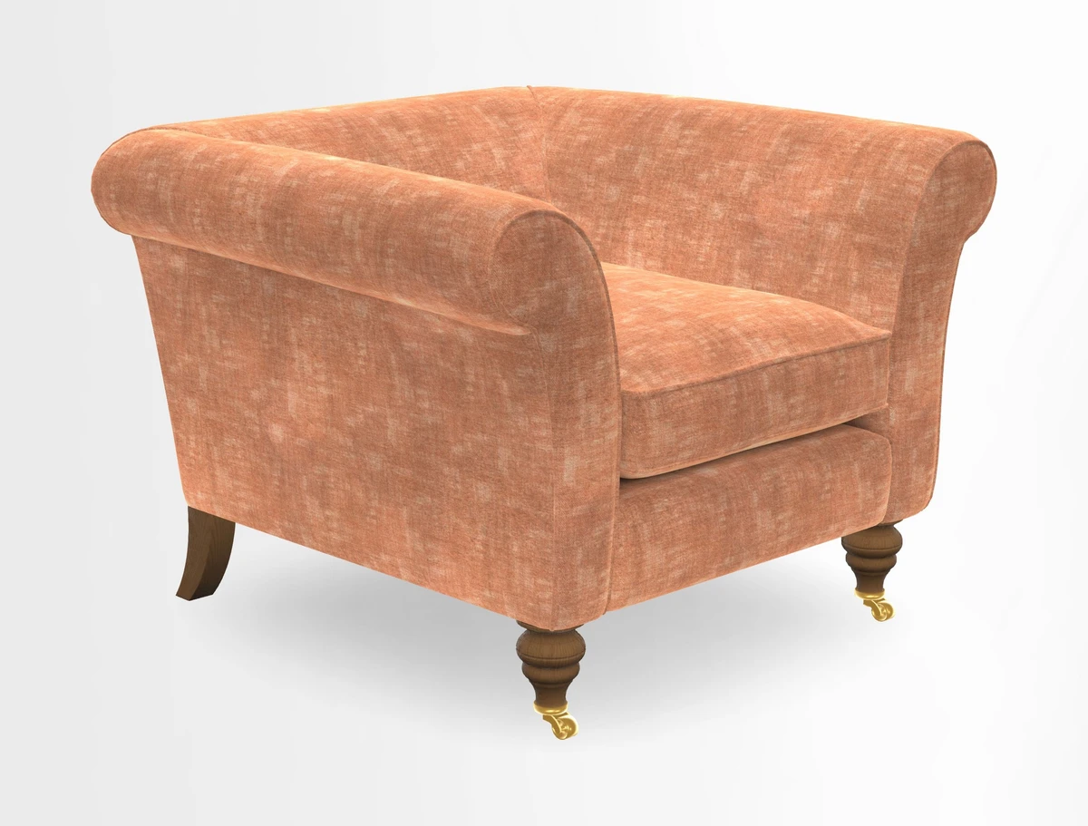 Otley Chair in Two Tone Plain Biscuit