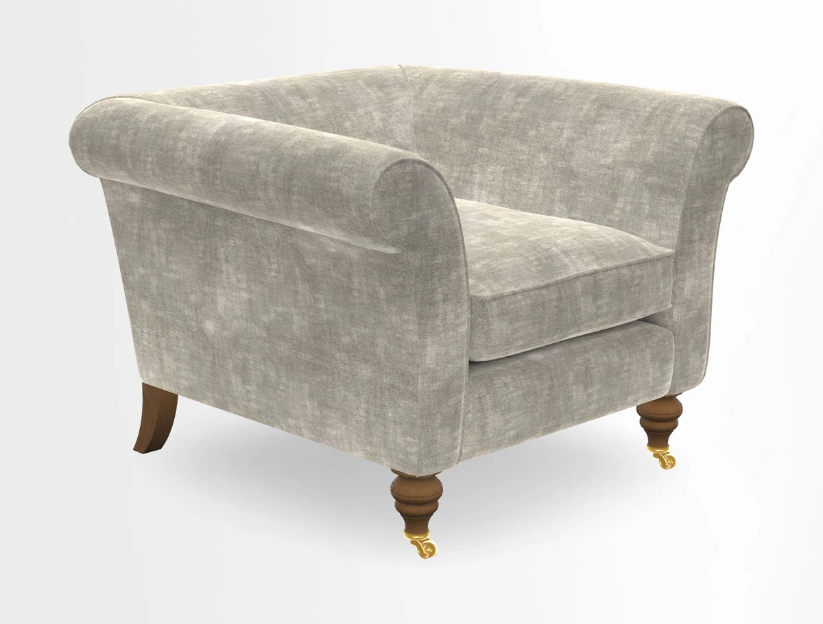 Otley Chair in Two Tone Plain Biscuit