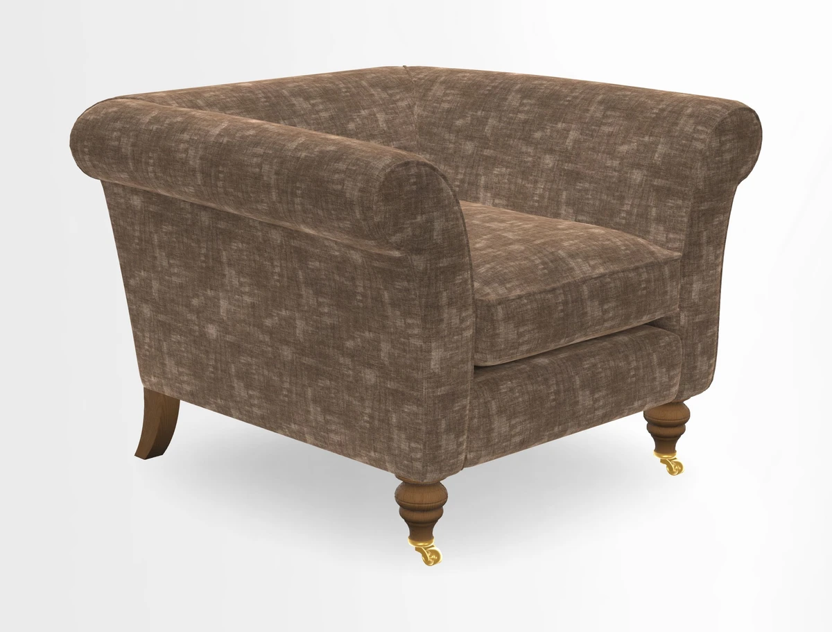 Otley Chair in Two Tone Plain Biscuit