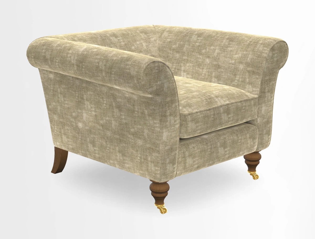 Otley Chair in Two Tone Plain Biscuit