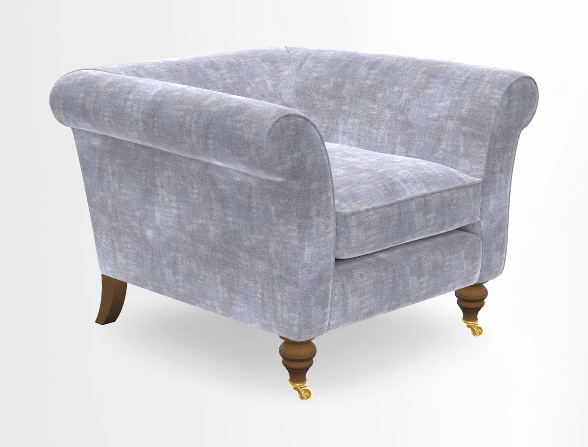 Otley Chair in Two Tone Plain Biscuit