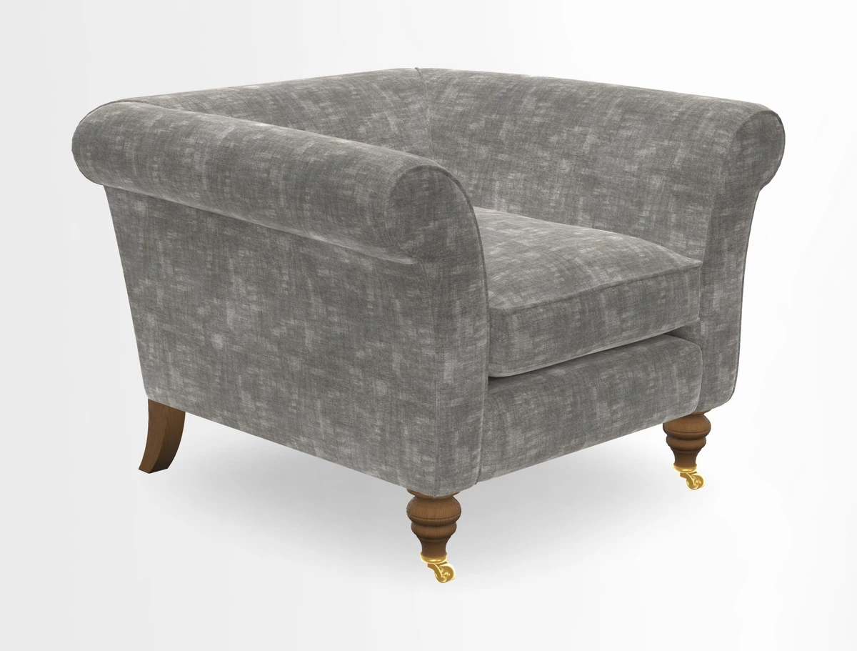 Otley Chair in Two Tone Plain Biscuit