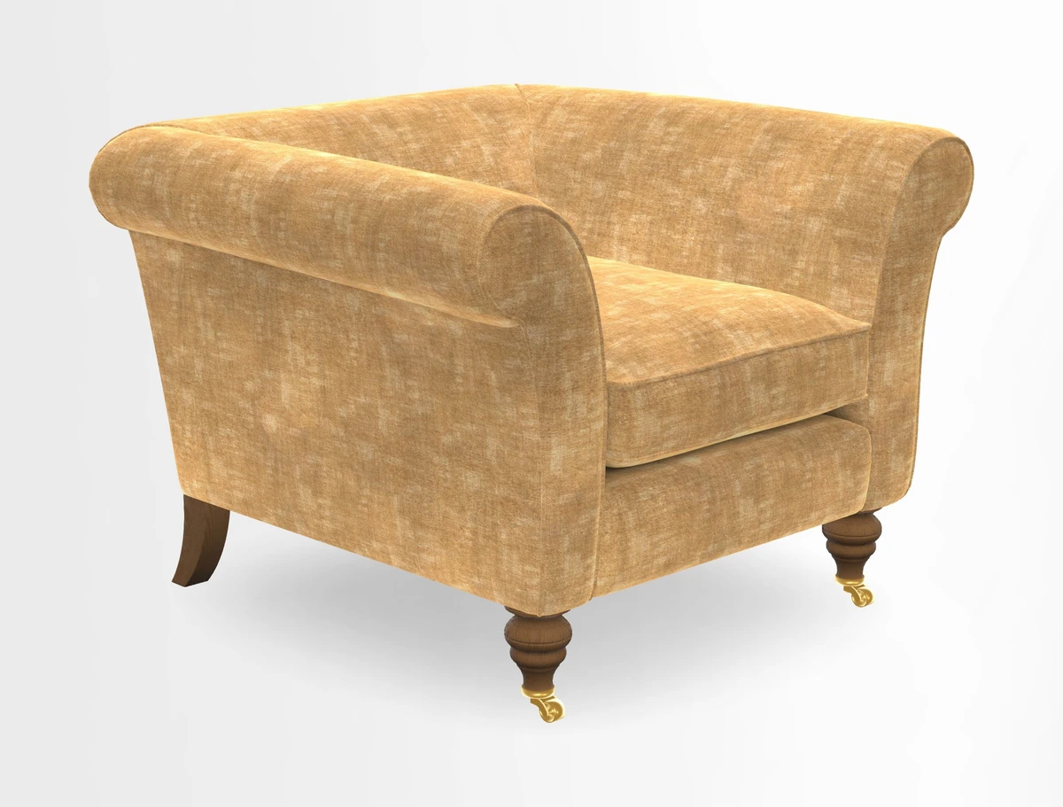 Otley Chair in Two Tone Plain Biscuit