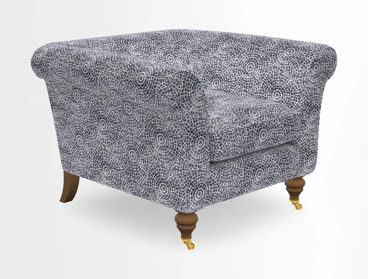 Otley Chair in Two Tone Plain Biscuit
