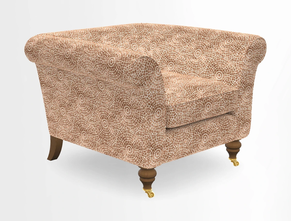 Otley Chair in Two Tone Plain Biscuit