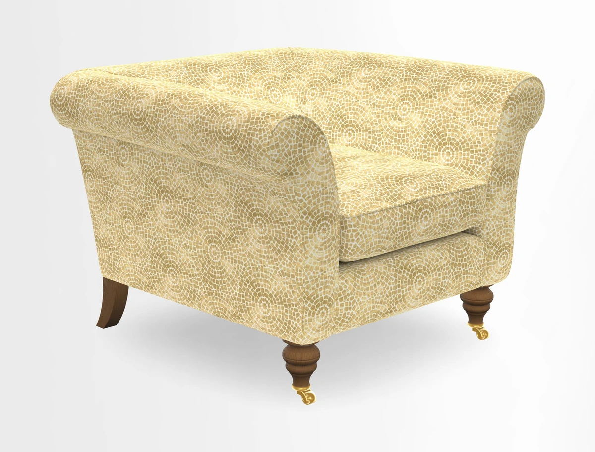 Otley Chair in Two Tone Plain Biscuit