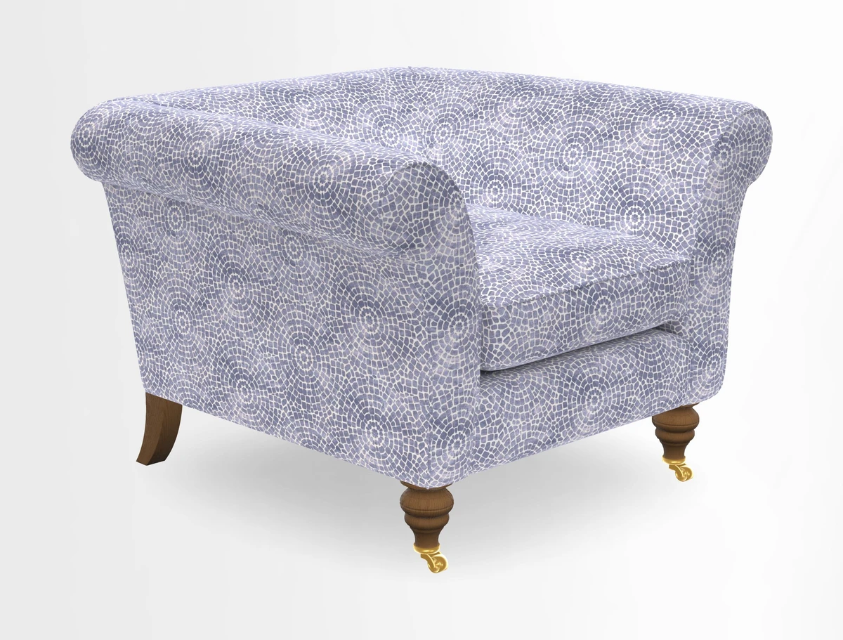 Otley Chair in Two Tone Plain Biscuit