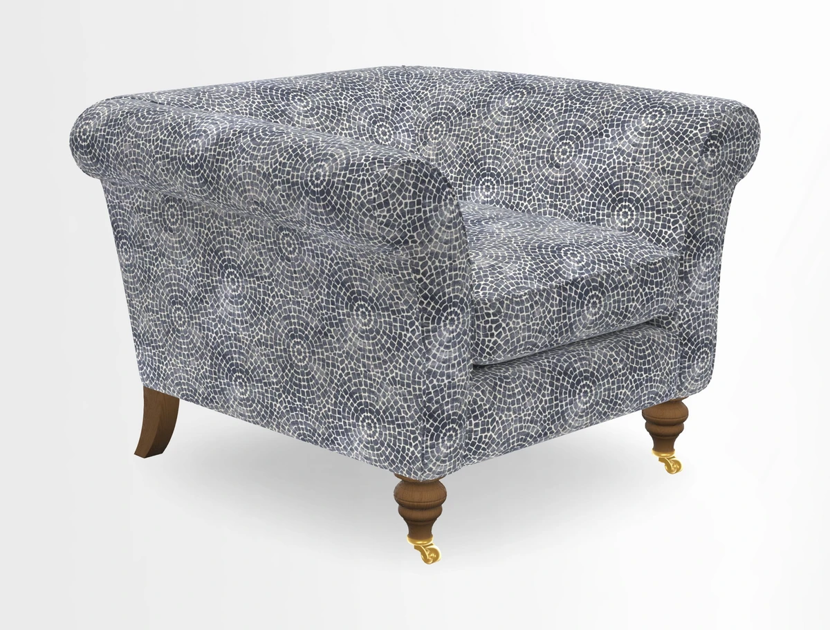 Otley Chair in Two Tone Plain Biscuit