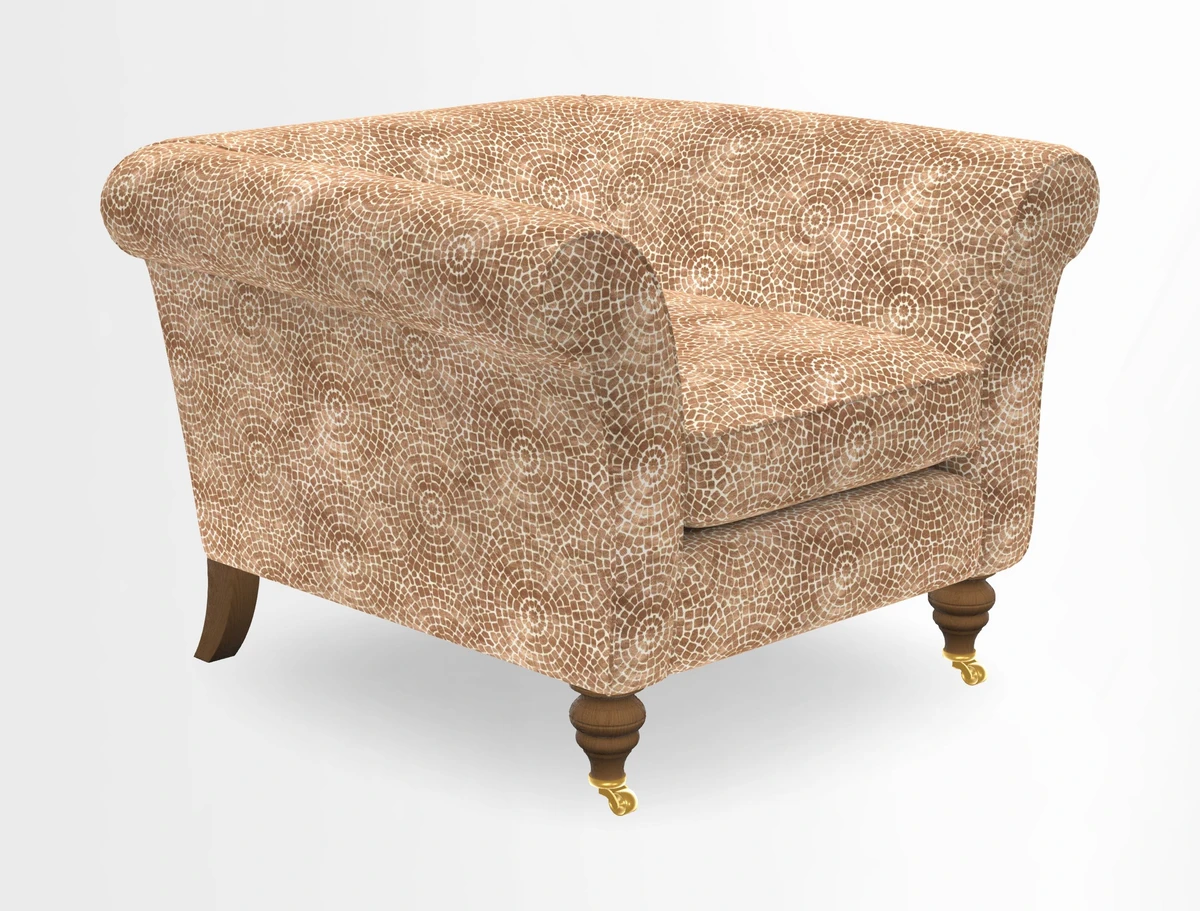 Otley Chair in Two Tone Plain Biscuit