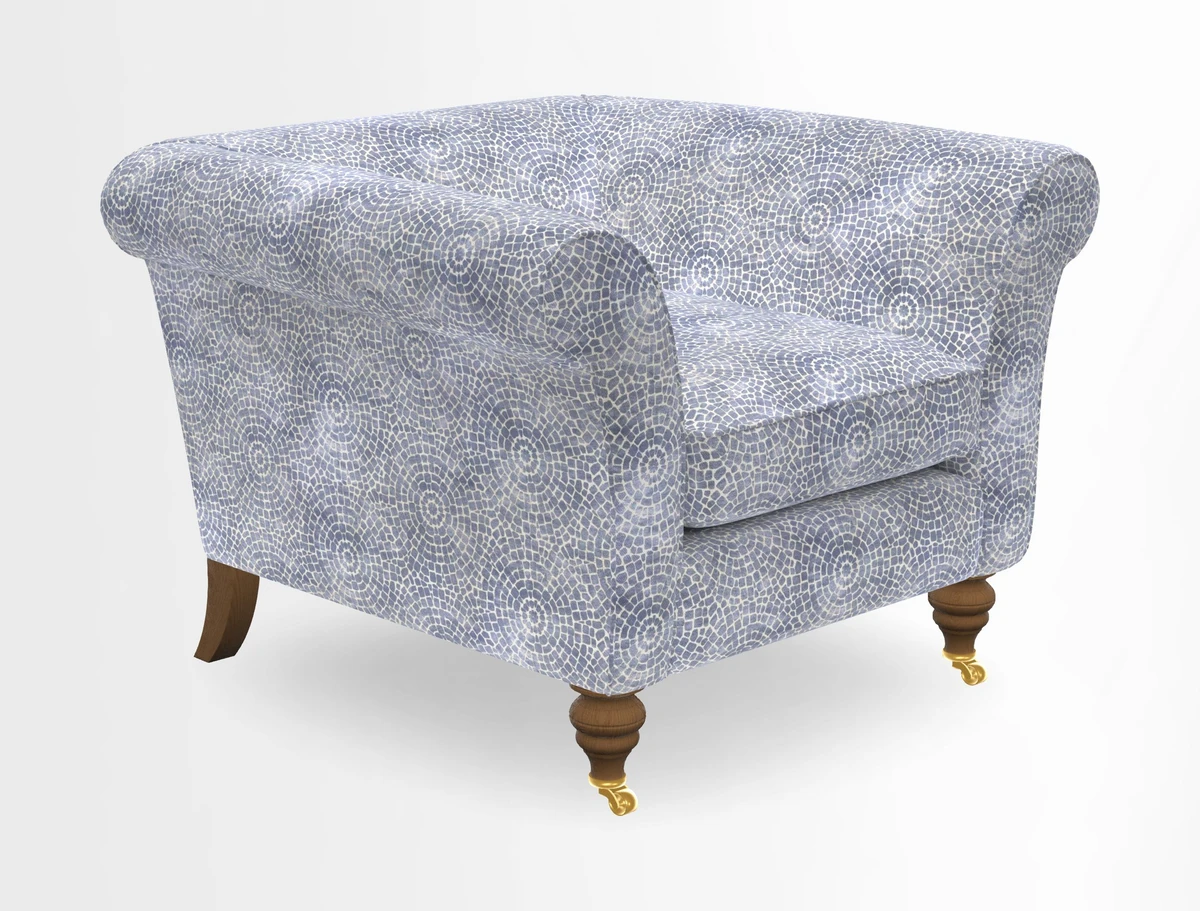 Otley Chair in Two Tone Plain Biscuit