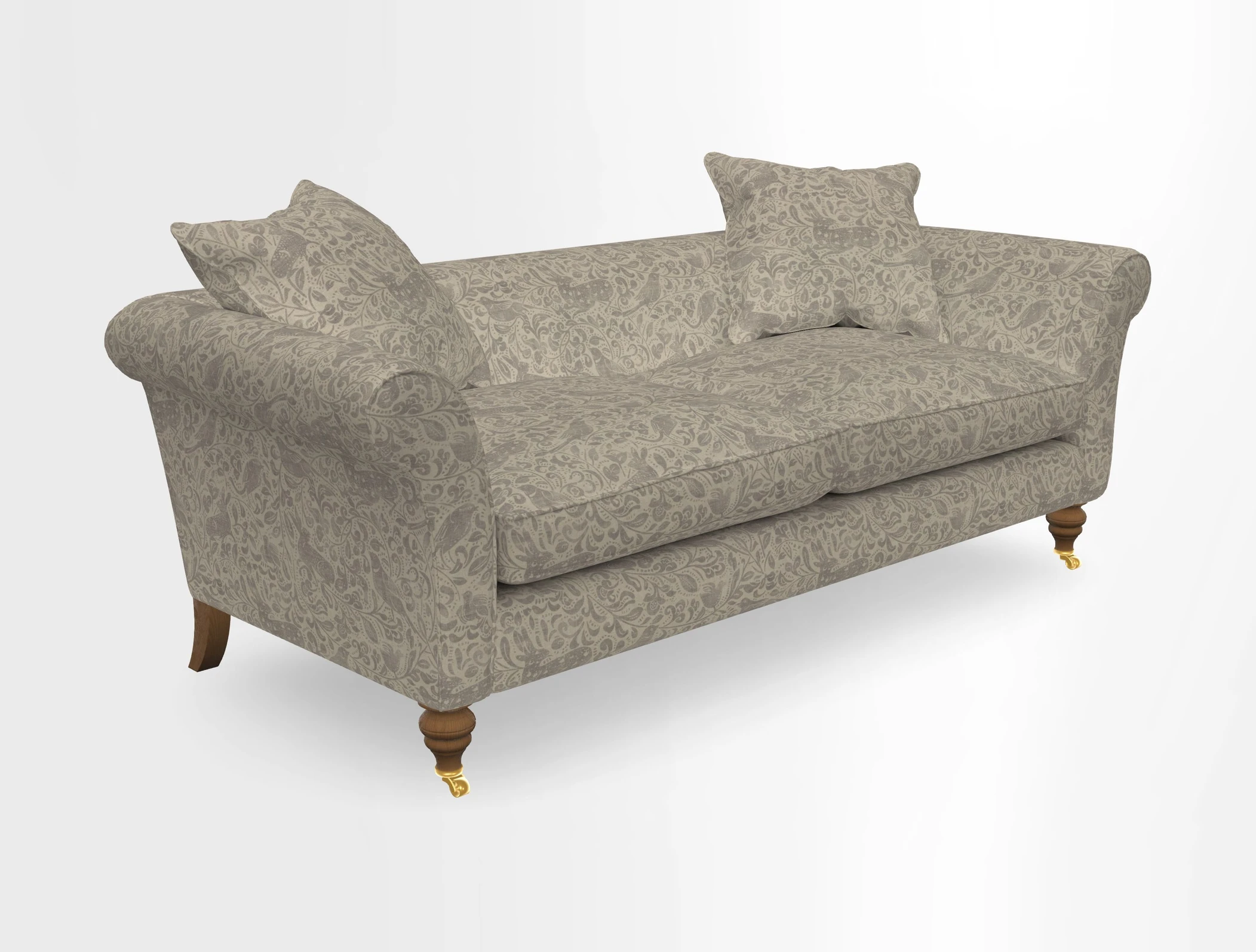 Otley 3 Seater Sofa in RHS Botanicals Palm Leaf Corn
