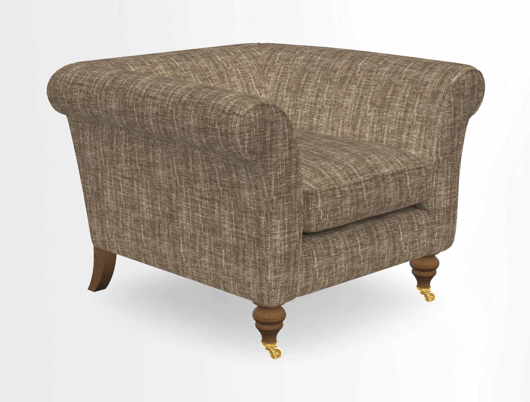 Otley Chair in Two Tone Plain Biscuit