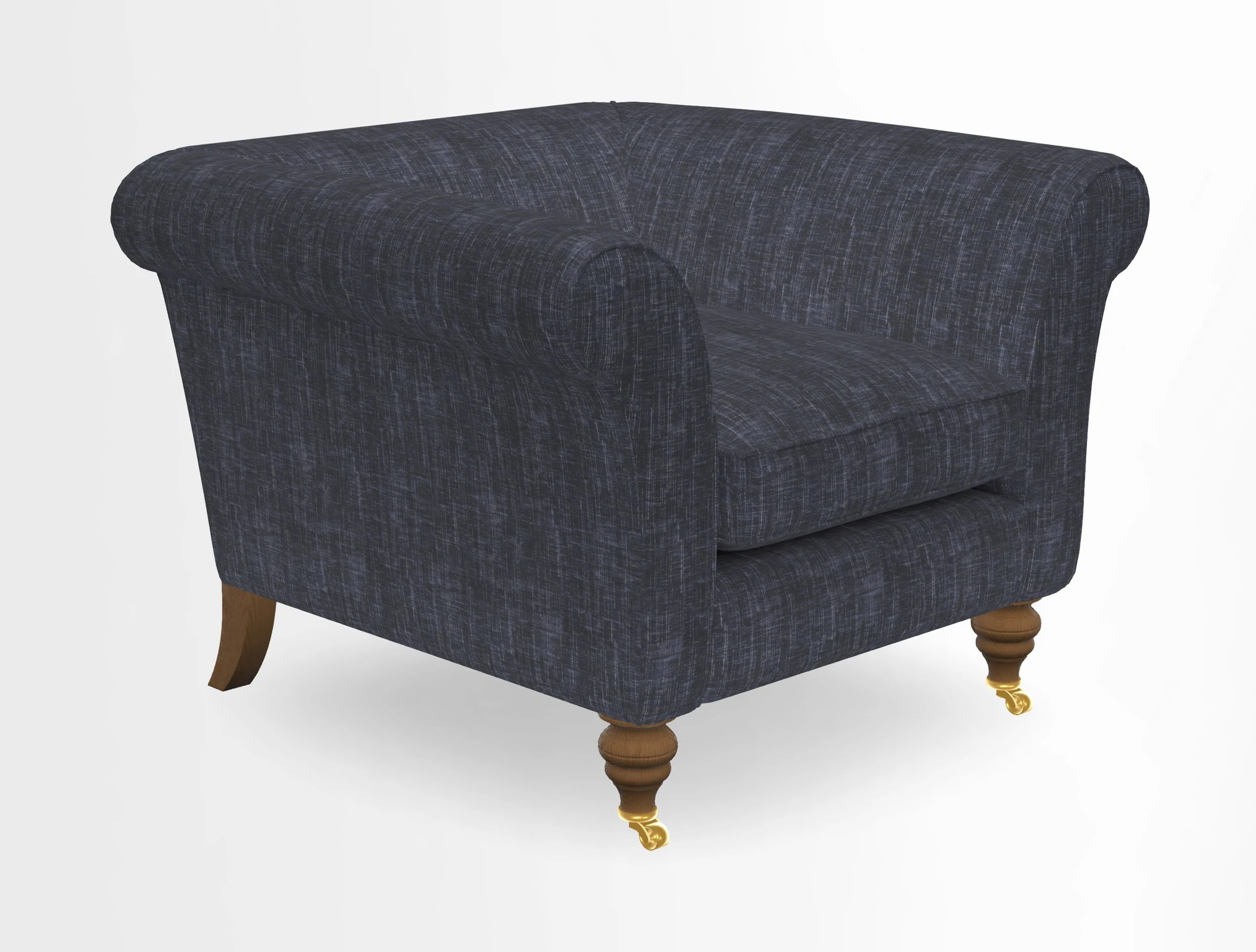 Otley Chair in Two Tone Plain Biscuit
