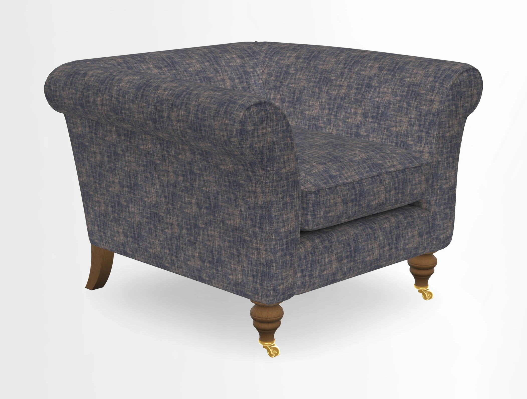 Otley Chair in Two Tone Plain Biscuit