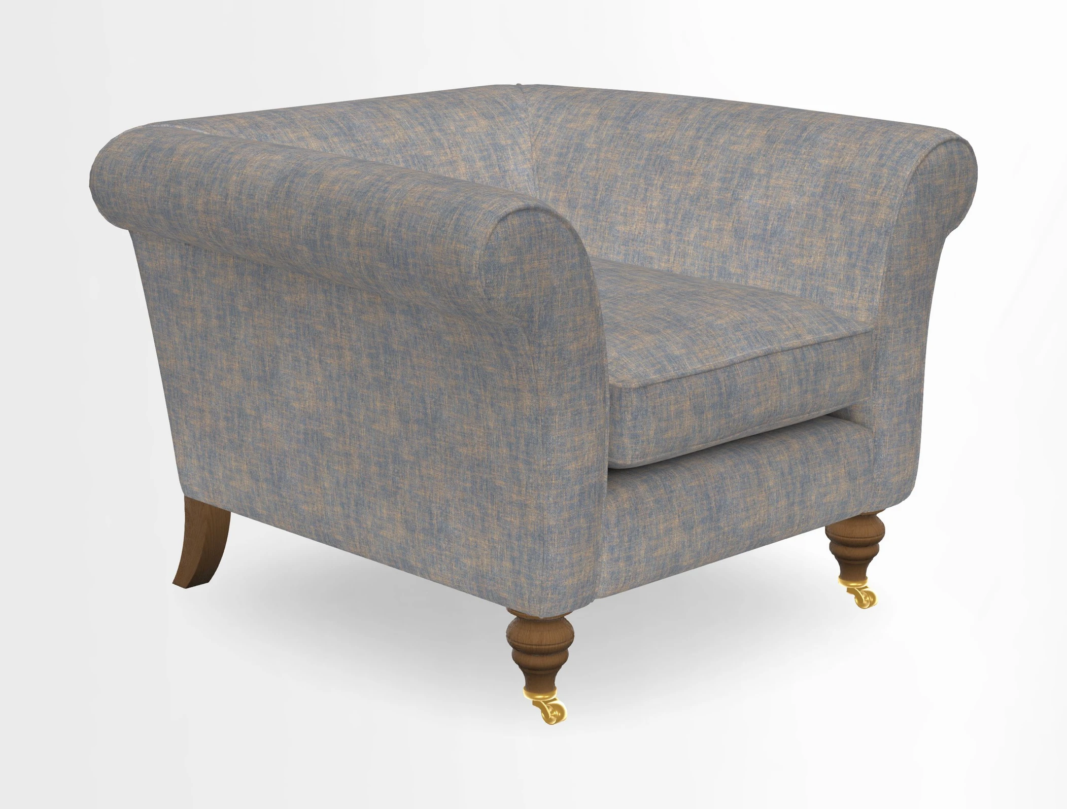 Otley Chair in Two Tone Plain Biscuit