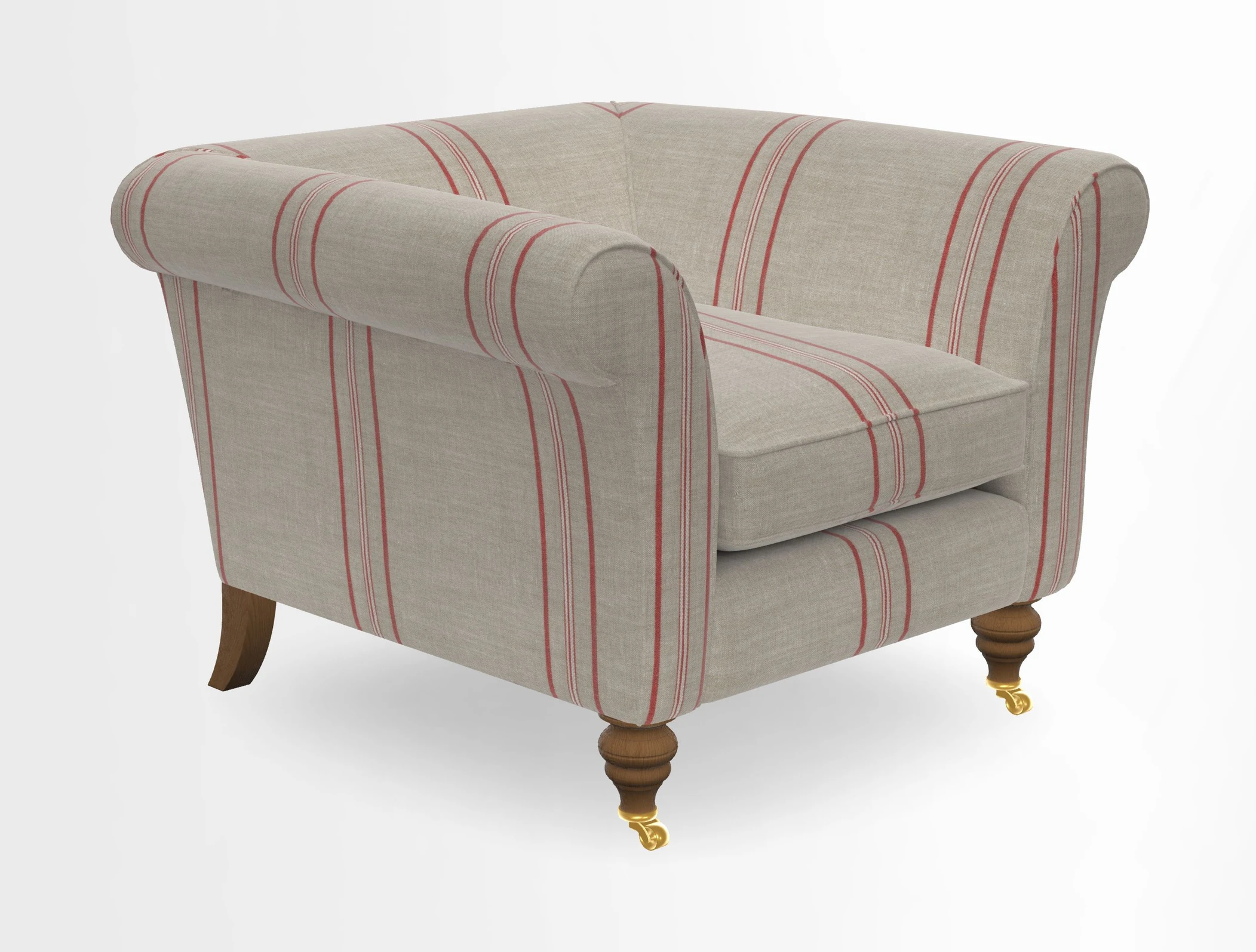 Otley Chair in Two Tone Plain Biscuit