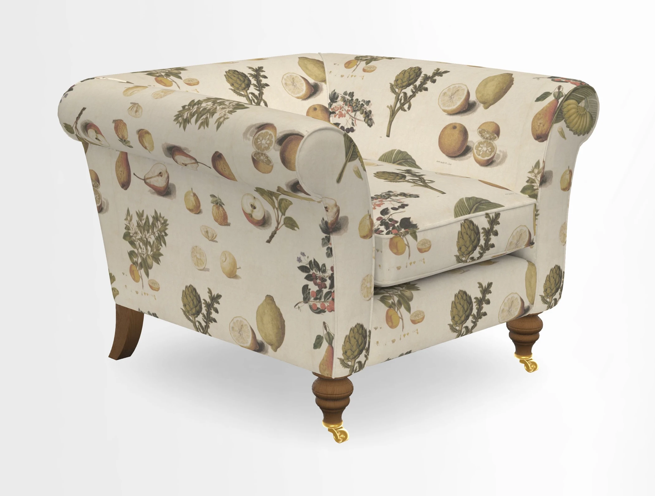 Otley Chair in Two Tone Plain Biscuit