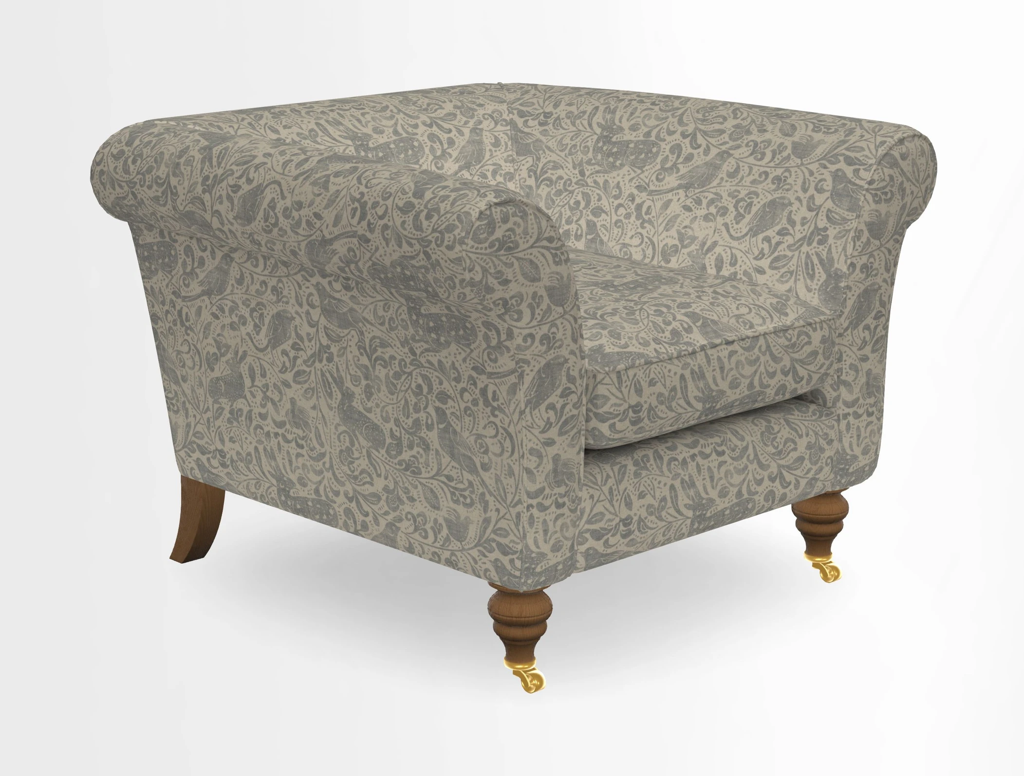 Otley Chair in Two Tone Plain Biscuit