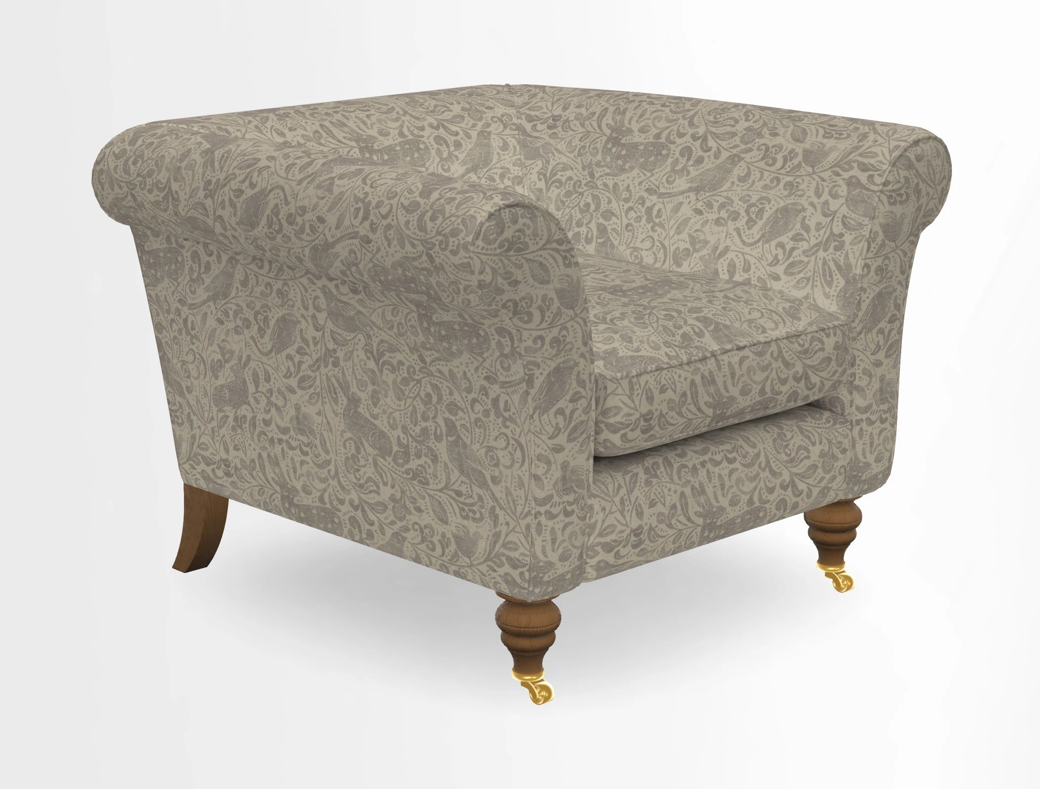 Otley Chair in Two Tone Plain Biscuit