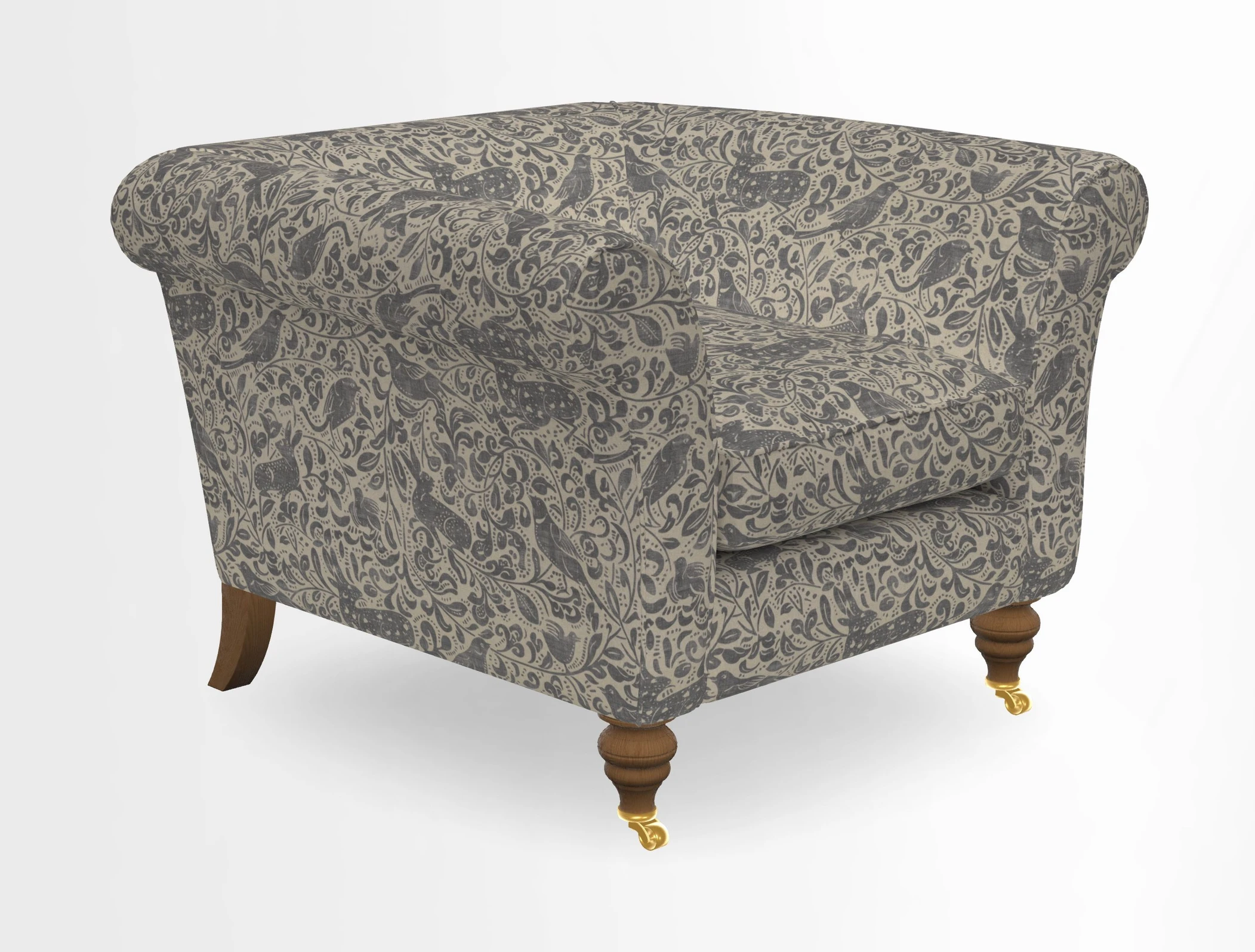 Otley Chair in Two Tone Plain Biscuit