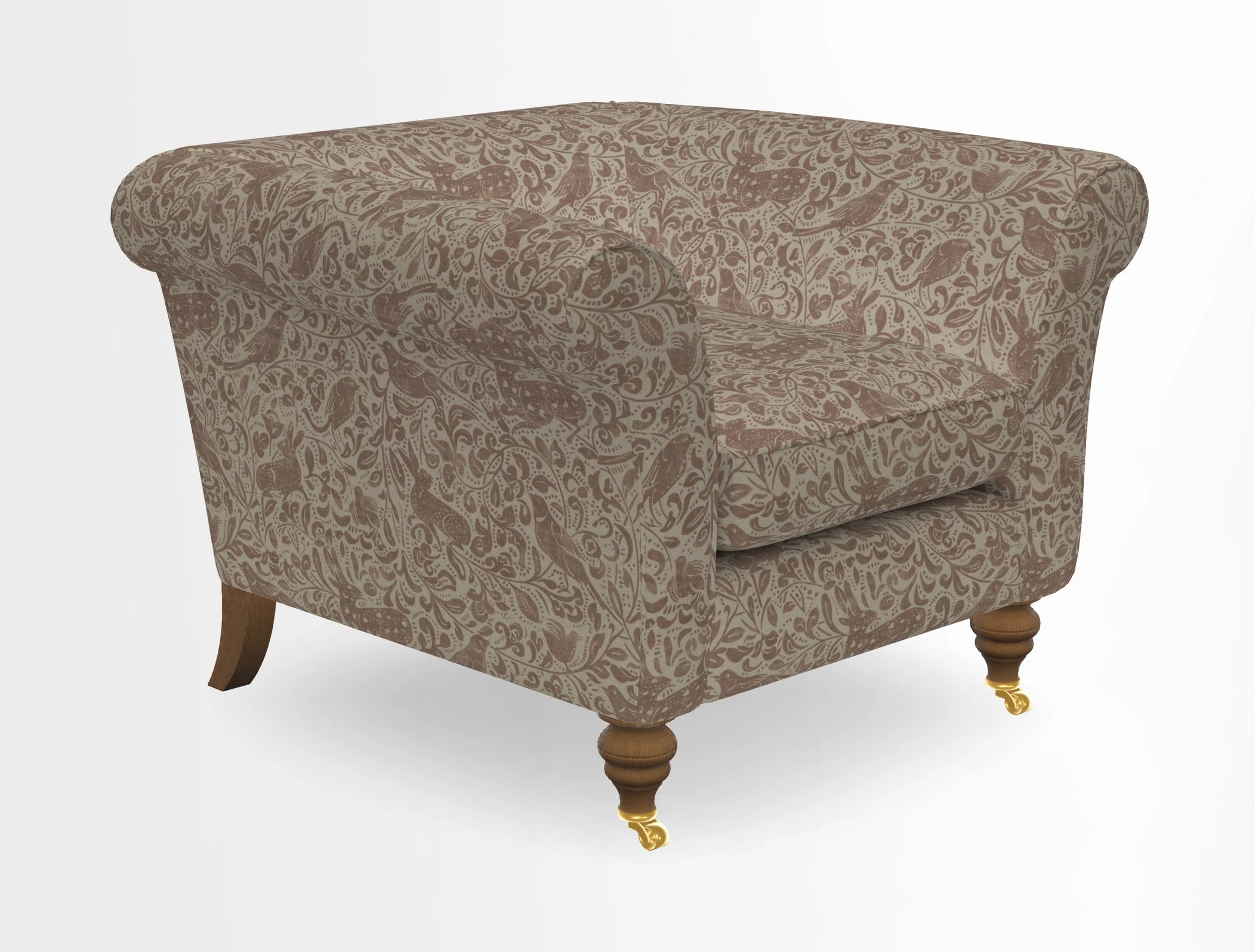 Otley Chair in Two Tone Plain Biscuit