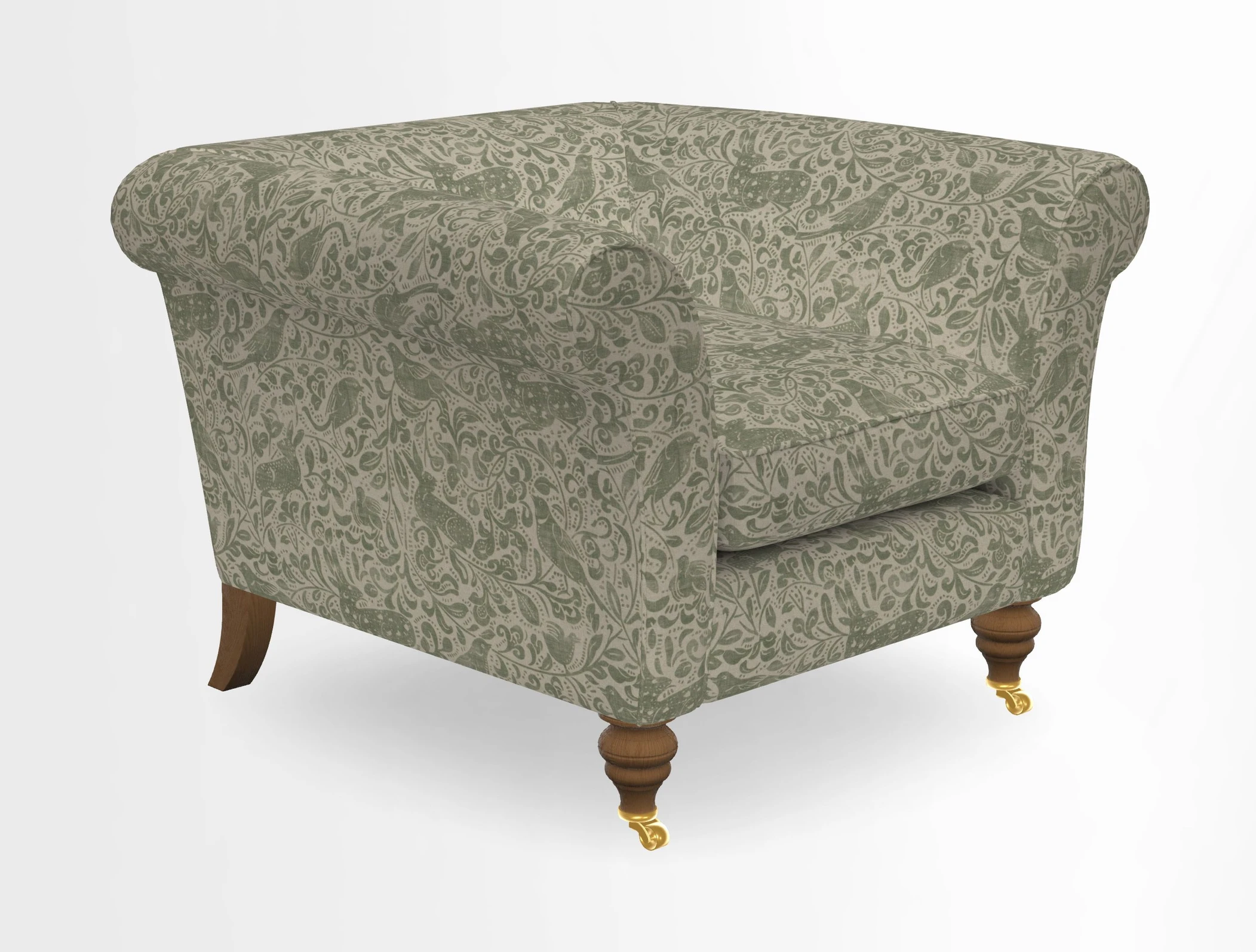 Otley Chair in Two Tone Plain Biscuit