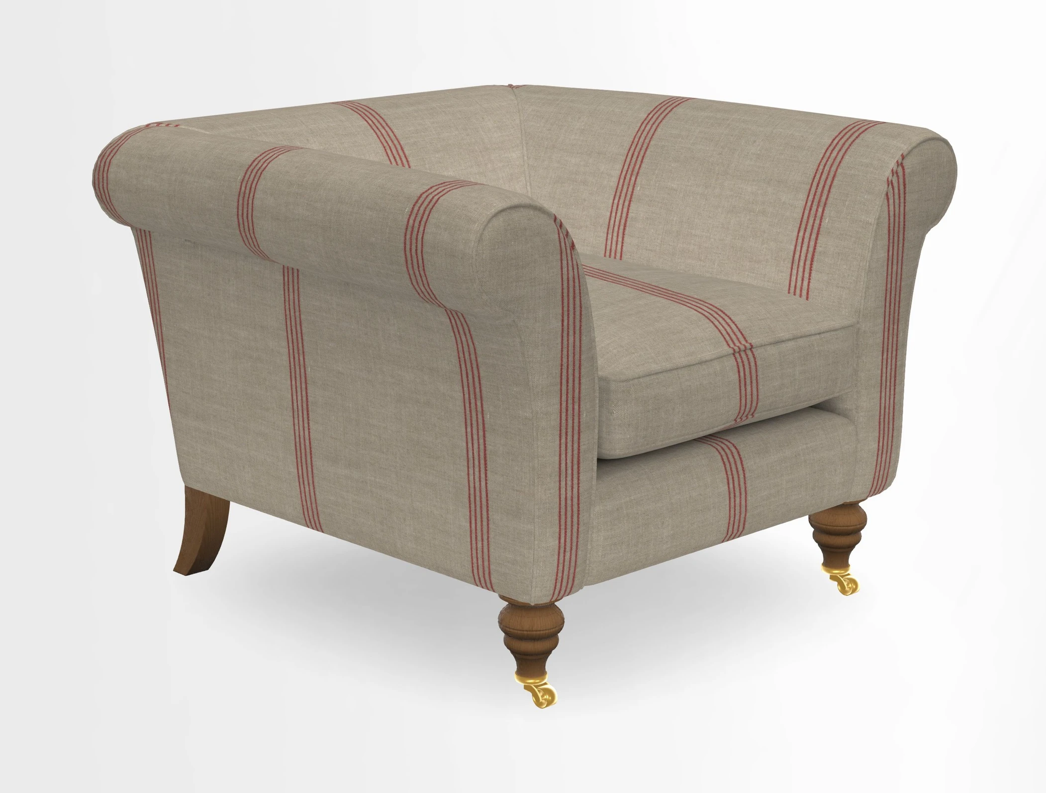 Otley Chair in Two Tone Plain Biscuit
