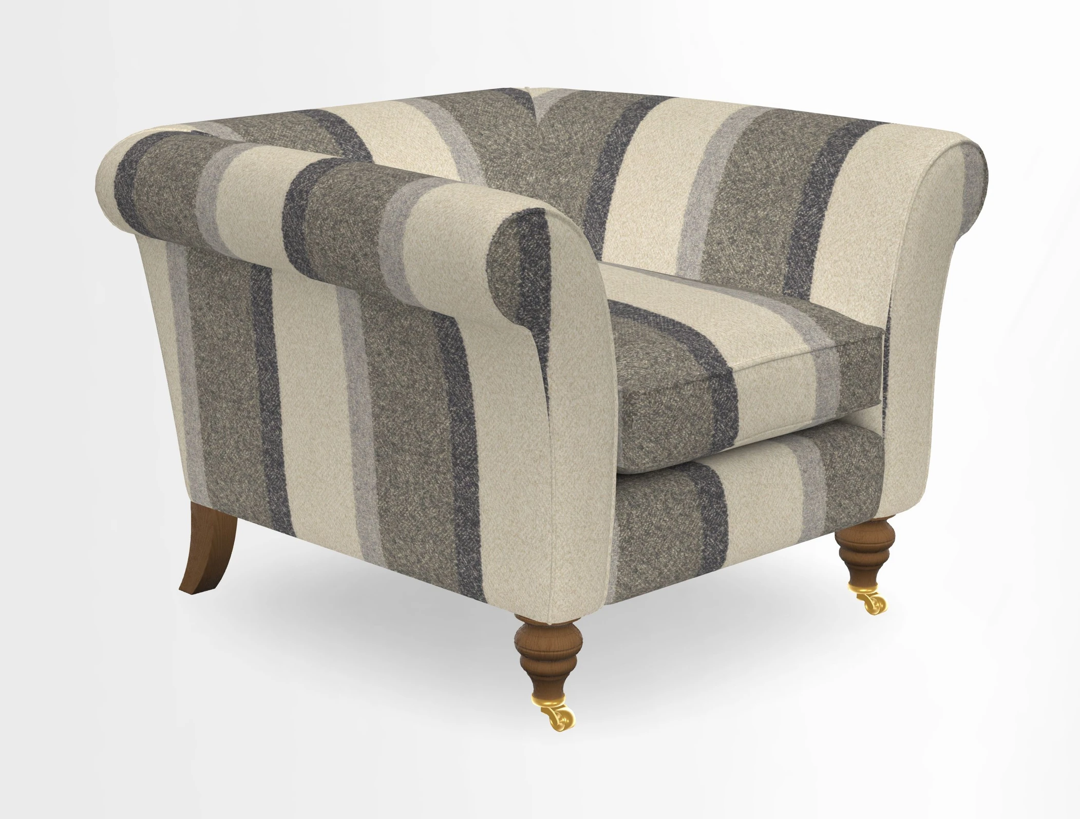 Otley Chair in Two Tone Plain Biscuit