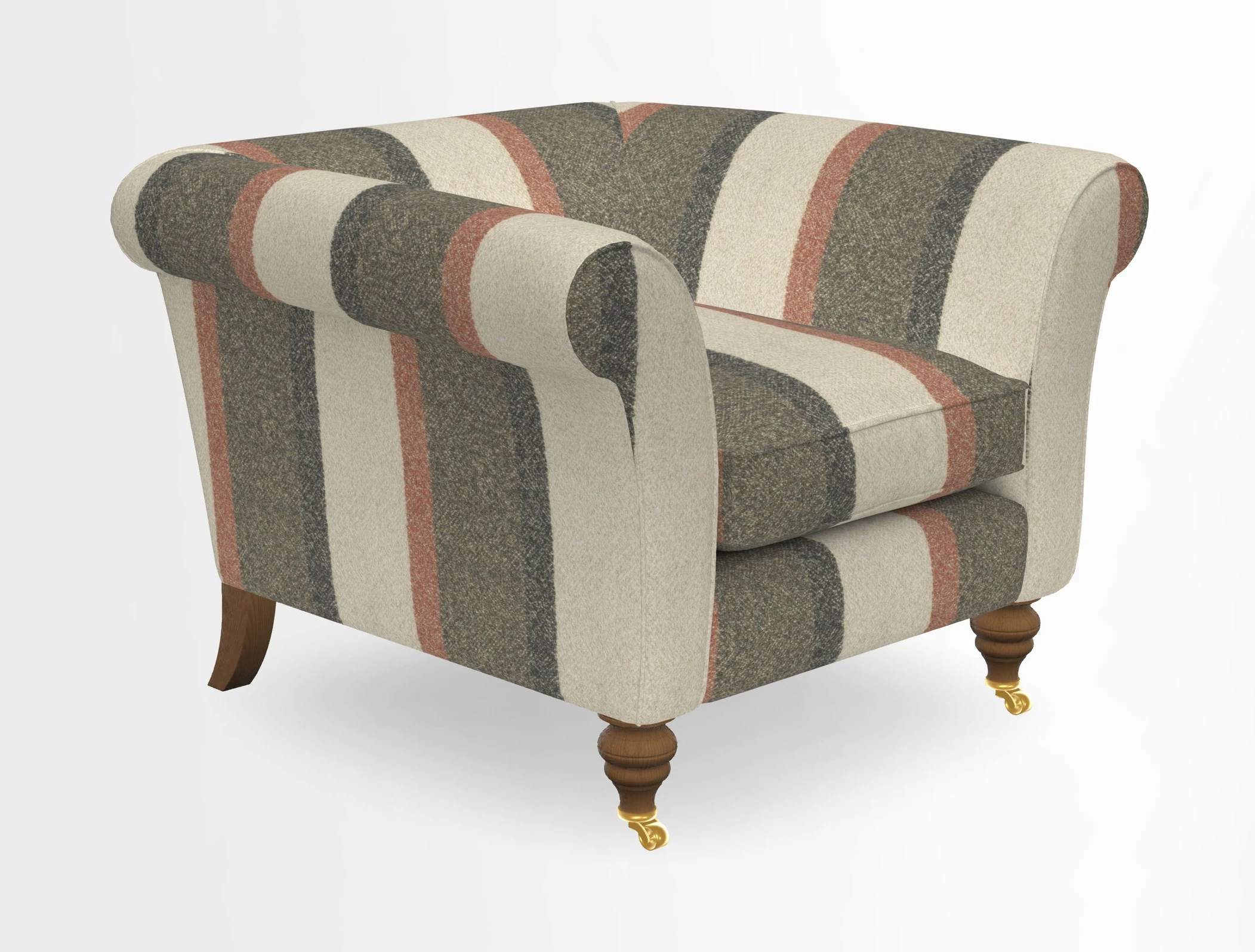 Otley Chair in Two Tone Plain Biscuit