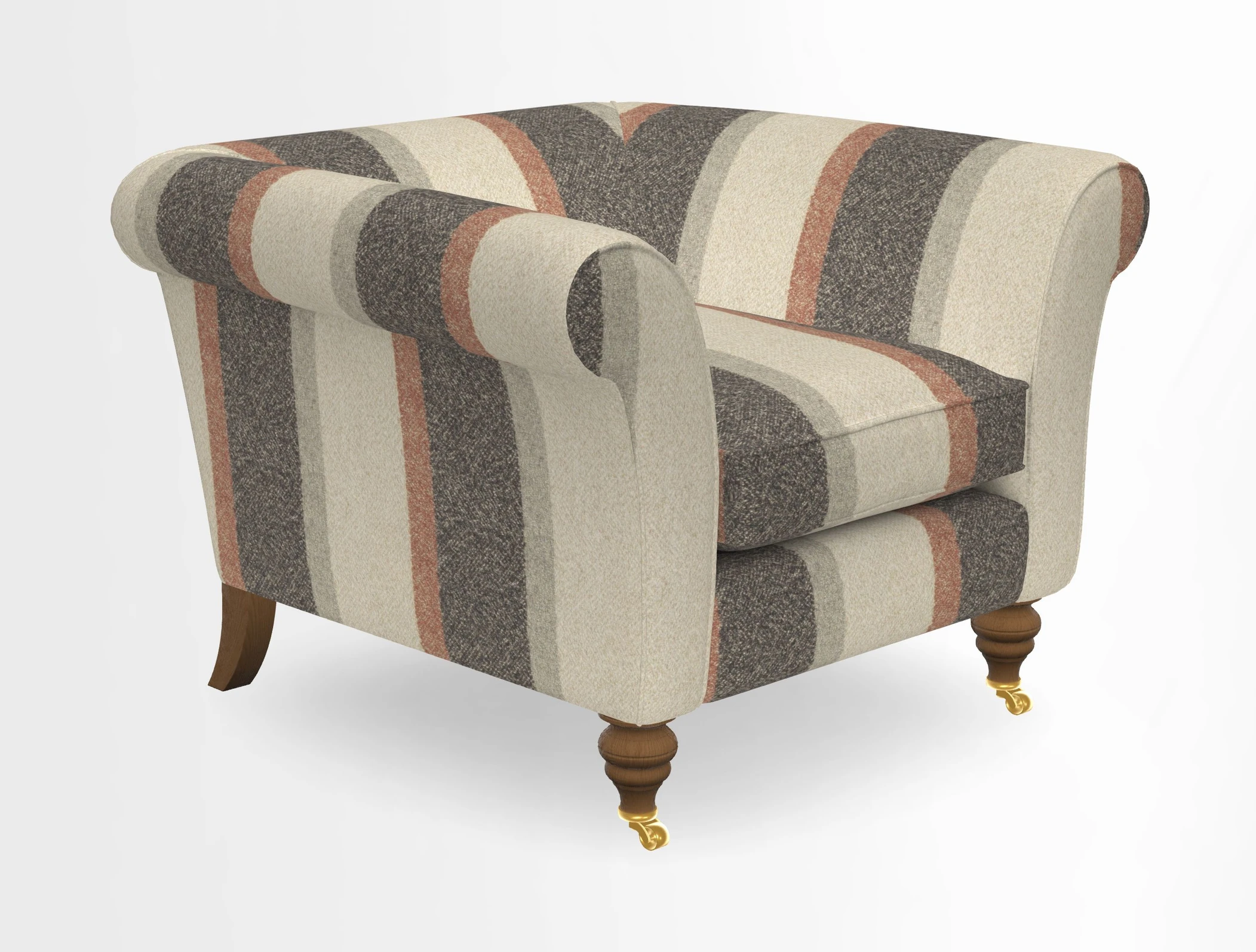 Otley Chair in Two Tone Plain Biscuit