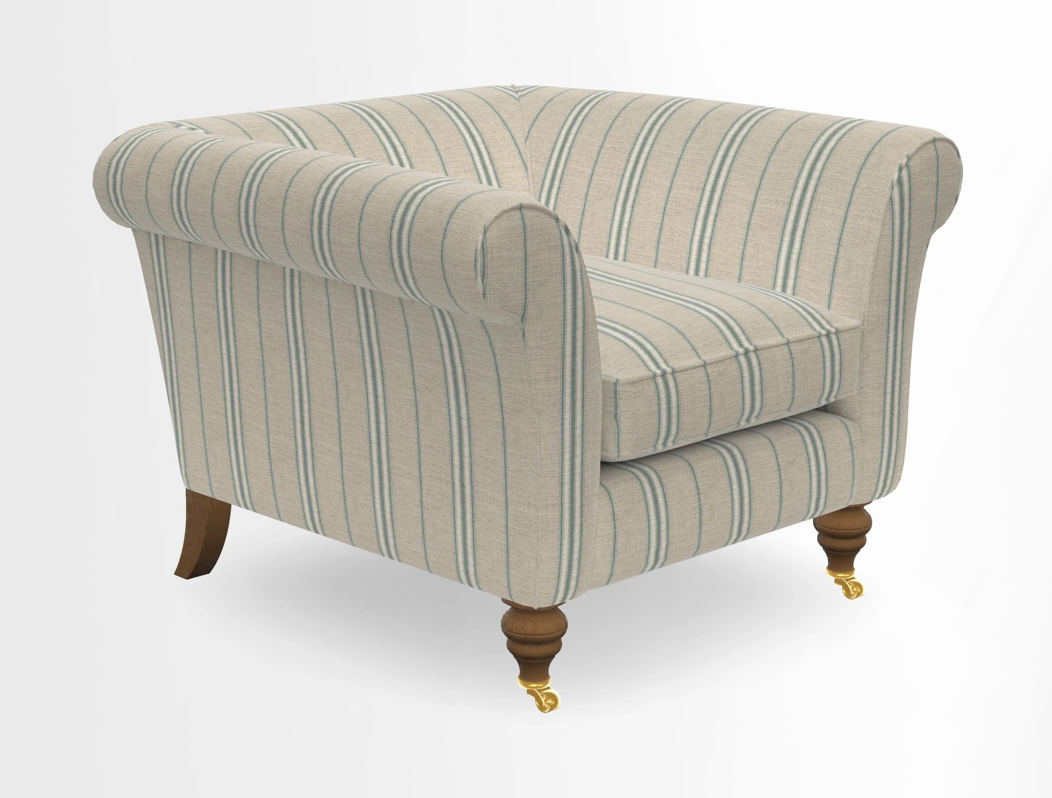 Otley Chair in Two Tone Plain Biscuit
