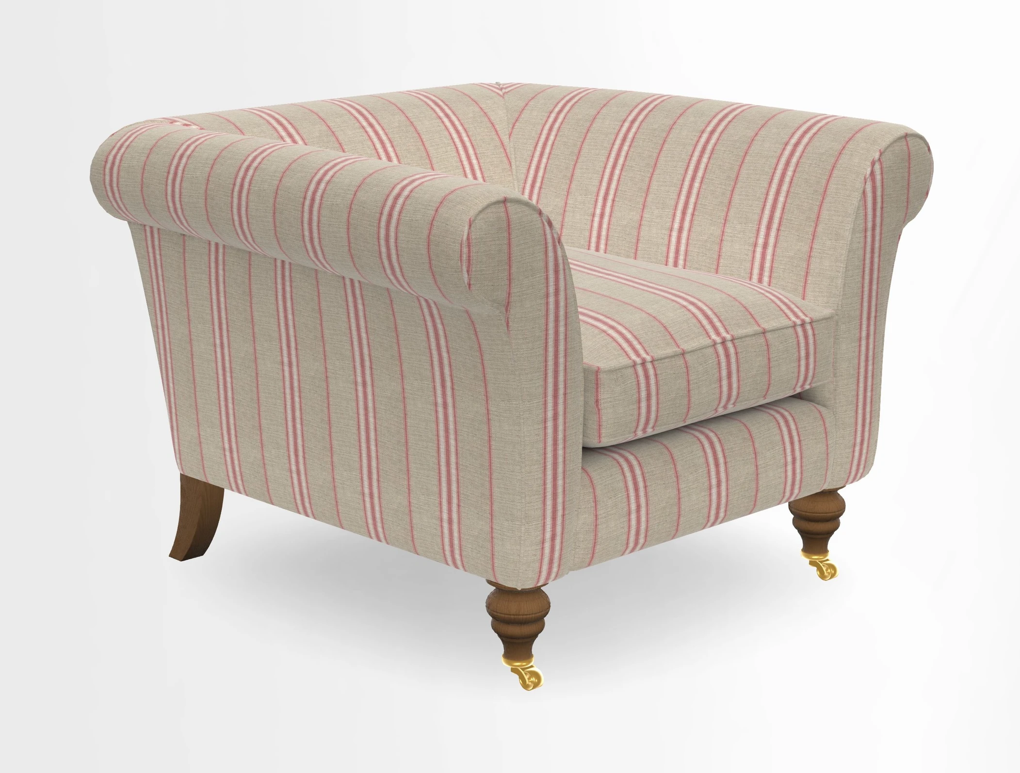 Otley Chair in Two Tone Plain Biscuit