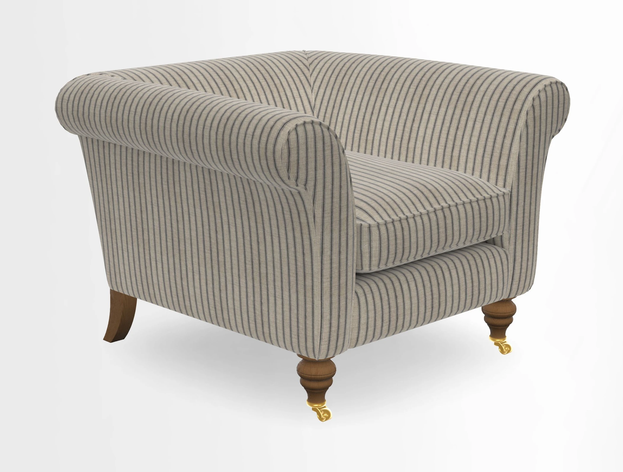 Otley Chair in Two Tone Plain Biscuit